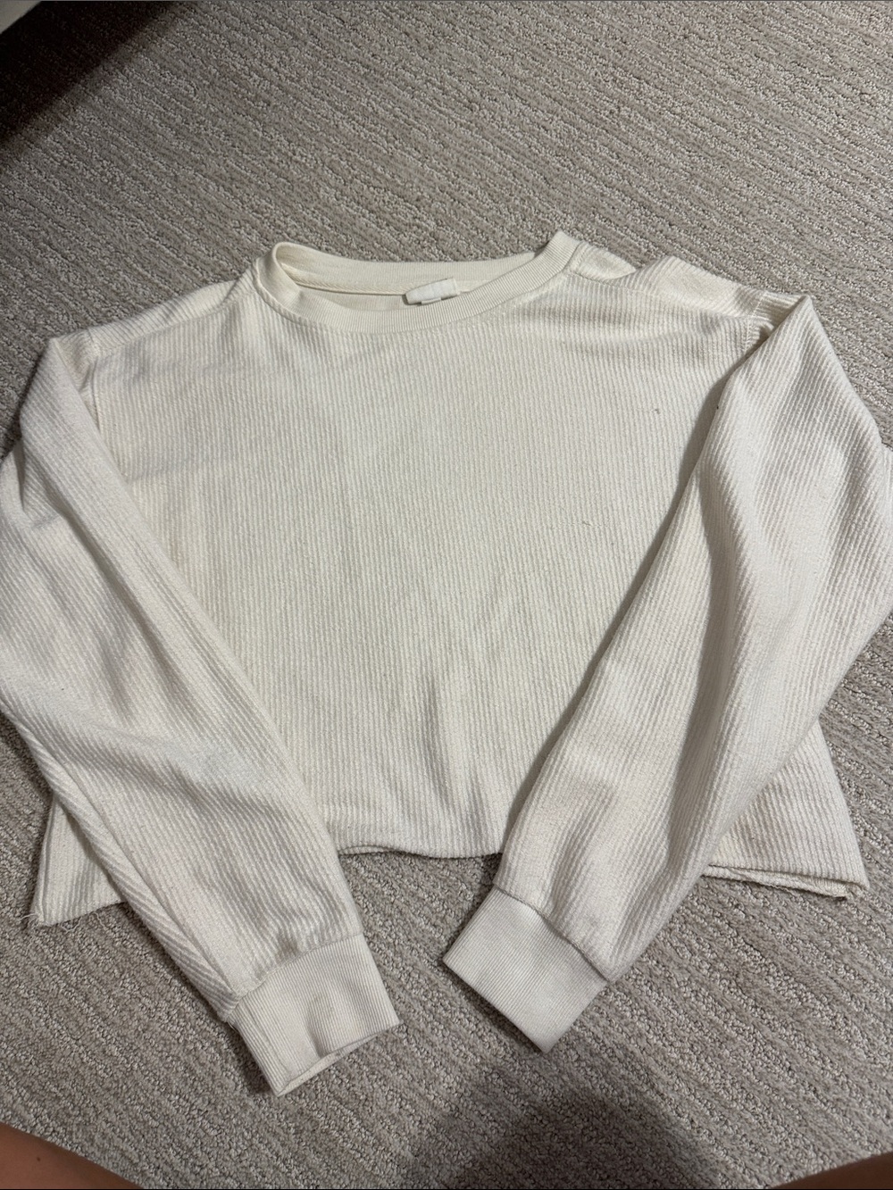 Womens cropped sweater